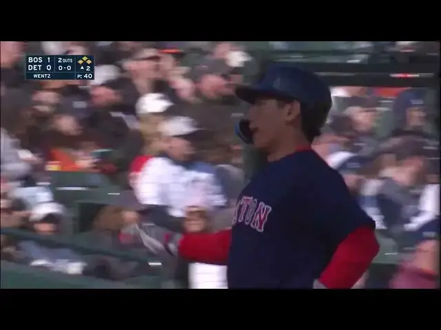 'Video thumbnail for Connor Wong's Bases-Loaded Walk, Scores Masataka Yoshida! | Boston Red Sox | 4/8/2023'