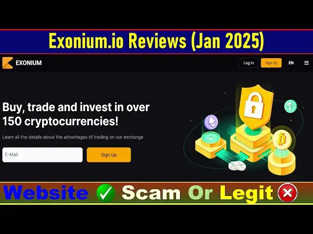 Video thumbnail for Exonium.io Review (Jan 2025) : Is This Crypto Platform a Scam or Legit?