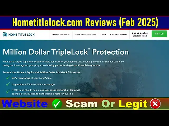 Video thumbnail for Hometitlelock.Com Reviews Consumer Reports: Check Hometitlelock Is Scam Or Legit? | Product Review