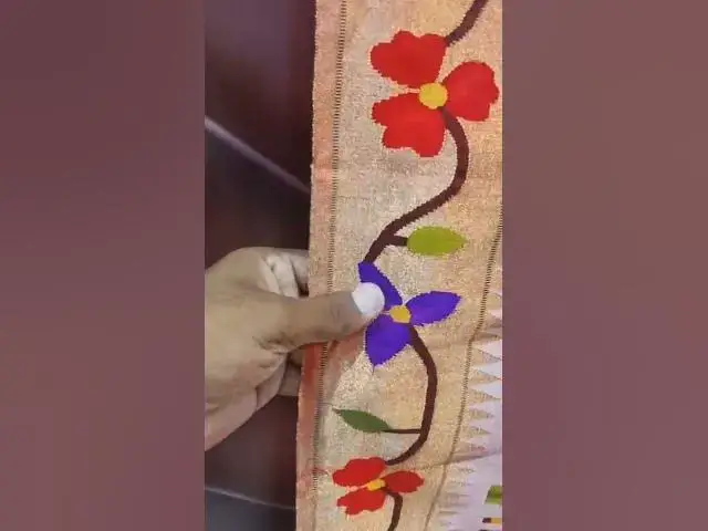 Video thumbnail for Allover work paithani saree ऑल ओव्हर वर्क पैठणी साडी#paithani #purehandlooms