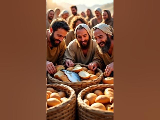 Video thumbnail for The feeding of the five thousand | Short Story Bible | John 6:1-15
