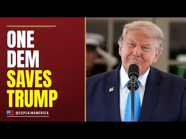 Video thumbnail for 49–50! - Lone Democrat Saves Trump From Senate Defeat