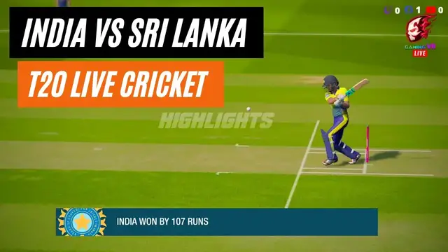 Video thumbnail for T20 Live Cricket 19 India Vs Sri Lanka ( 2021 ) 1080p