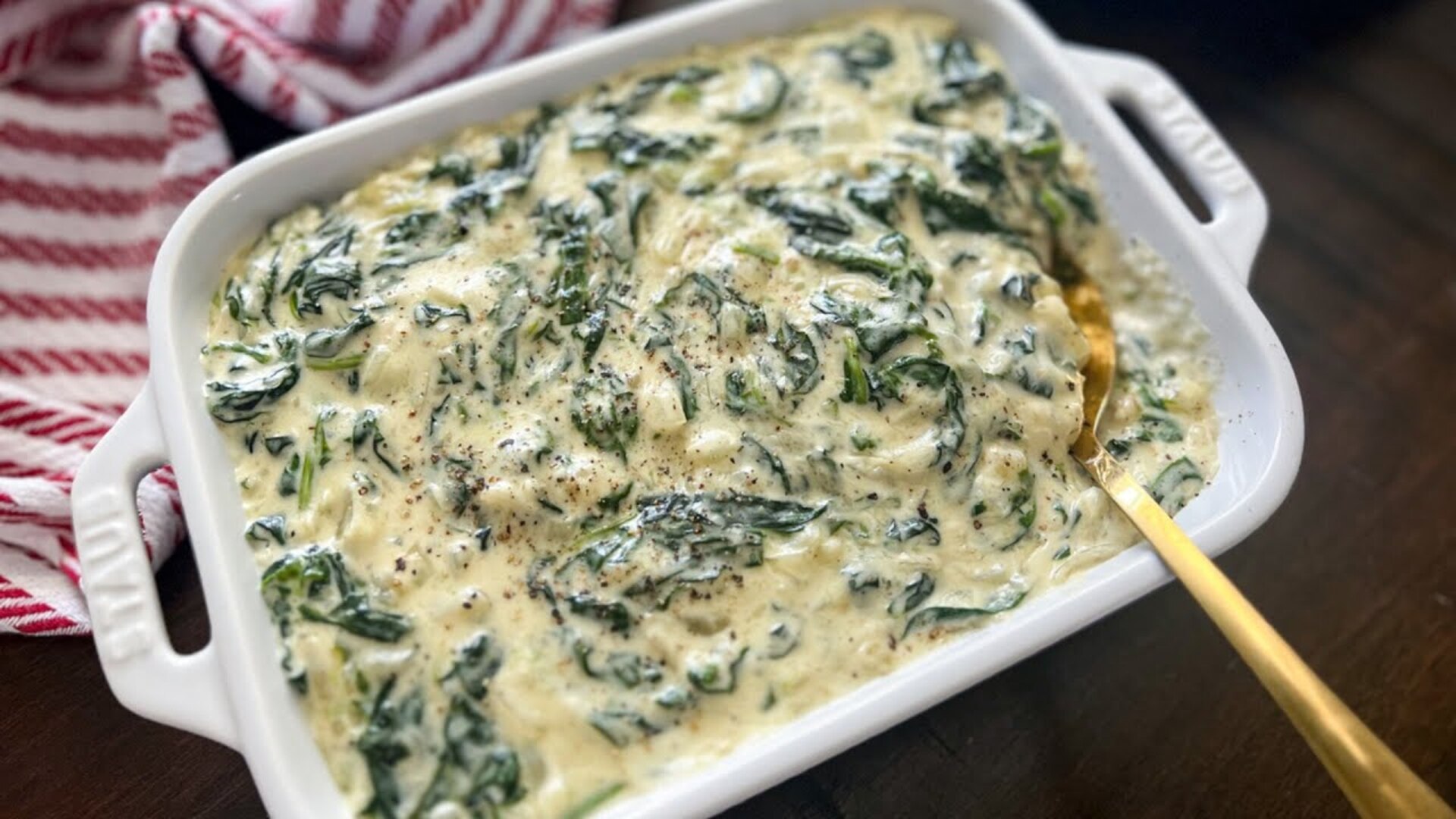 Video thumbnail for Ultimate Creamed Spinach Recipe