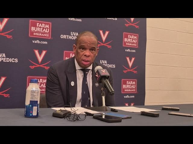 Video thumbnail for #UNC coach Hubert Davis after victory at Virginia