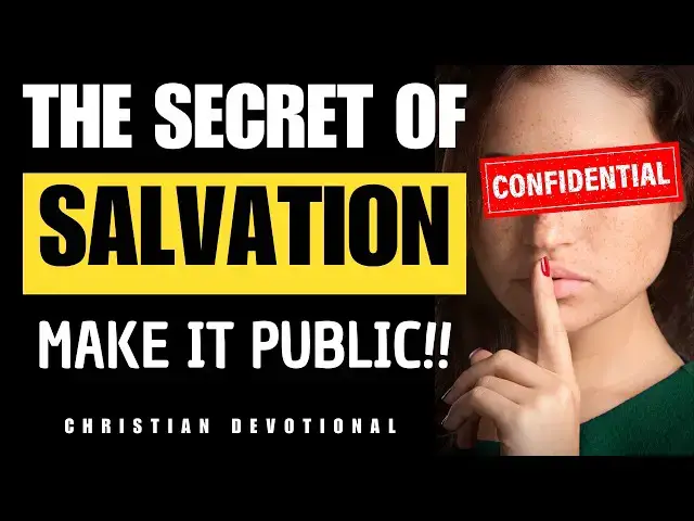 Video thumbnail for YOU SHOULD KNOW THIS ABOUT YOUR SALVATION