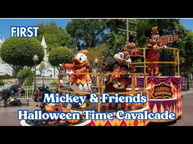 Video thumbnail for FIRST: Mickey & Friends Halloween Time Cavalcade!