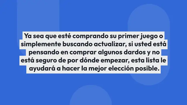 Video thumbnail for Cómo Elegir Un Dardo: 9 Aspectos A Tener En Cuenta