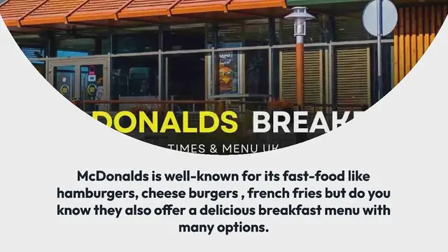 Video thumbnail for McDonalds Breakfast Hours & Menu Prices Uk