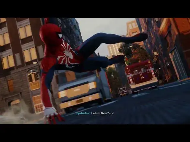 Video thumbnail for Marvel's Spider-Man - Something Old, Something New: Craft Suits, Mods | Advanced Suit Cutscene