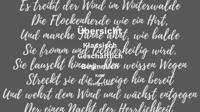 Video thumbnail for 42 Weihnachtsgedichte Für Karten: Kurz, Lustig & Besinnlich