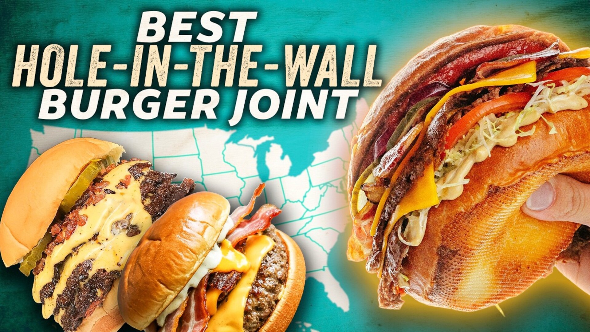 Video thumbnail for The Best Hole-In-The-Wall Burger Joints In Every State