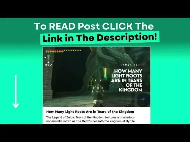 Video thumbnail for How Many Light Roots Are in Tears of the Kingdom