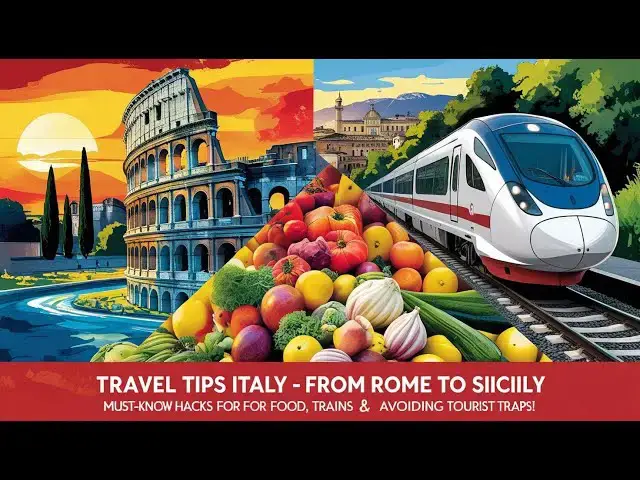 'Video thumbnail for Travel Tips for Italy From Rome to Sicily: Must-Know Hacks for Food, Trains & Avoiding Tourist Traps'