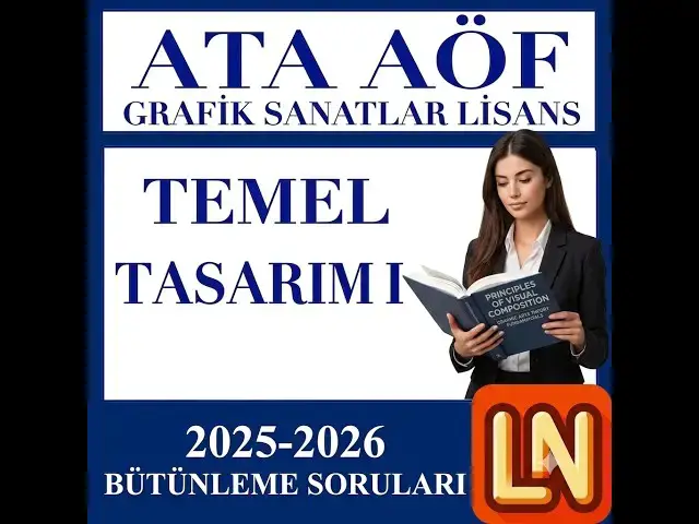 Video thumbnail for Ata Aöf Temel Tasarım I 2025-2026 Bütünleme Soruları