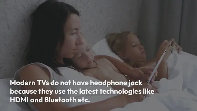 Video thumbnail for How To Connect Headphones To The TV Without Headphone Jack