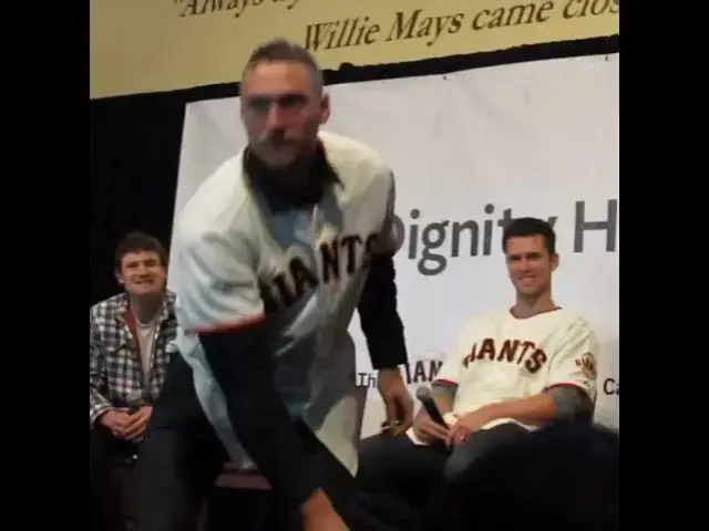'Video thumbnail for When Hunter Pence Meets Tim Lincecum 😆🔥'