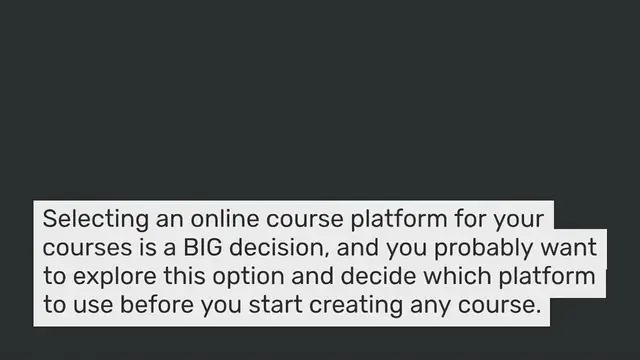 Video thumbnail for Top 13 Best Online Course Platforms in 2024 (Ultimate Guide + Free)