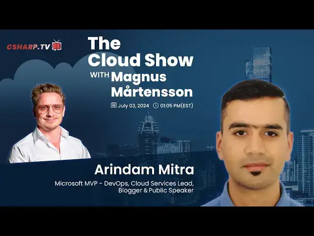 'Video thumbnail for The Cloud Show with Magnus Mårtensson ft. Arindam Mitra - Ep. 34'