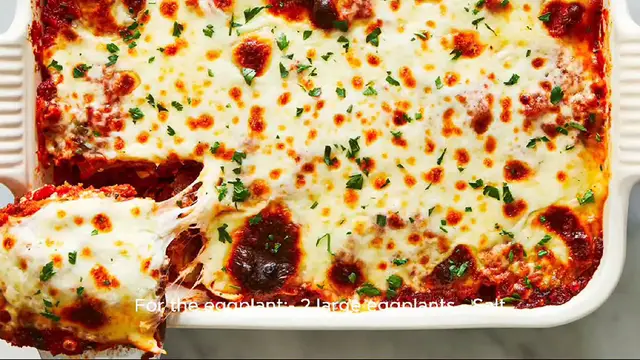Video thumbnail for Eggplant parmesan recipe