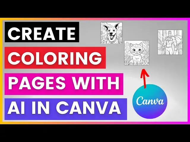Video thumbnail for How To Generate Coloring Pages Or Books With AI In Canva? [in 2024]
