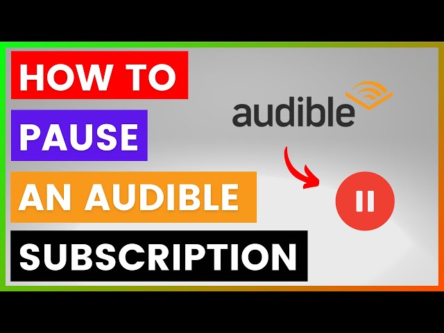 Video thumbnail for How To Pause An Audible Subscription? [in 2025]