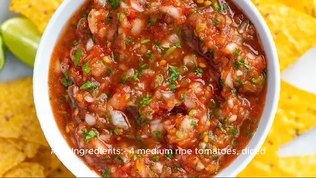 Video thumbnail for salsa recipe