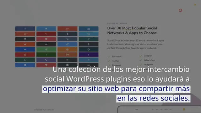 Video thumbnail for 25 mejores redes sociales WordPress Plugins