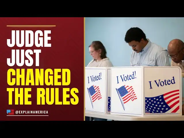 Video thumbnail for ELECTION CODE RED - Judge Just Changed The Rules
