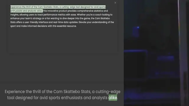 Video thumbnail for enthusiasts and analysts alike. This innovative product provides comprehensive statistics and insights, allowing users to track performance metrics with ease. Whether you're a coach looking to enhance your team's strategy or a fan wanting