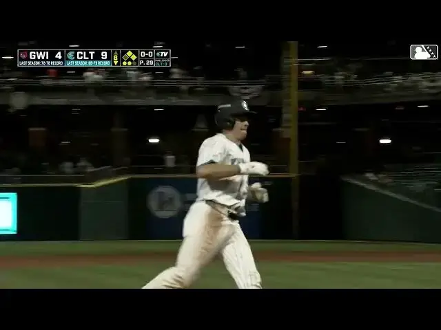 'Video thumbnail for Kyle Teel CRUSHES a Three-Run Home Run! | Chicago White Sox Prospect | 03/29/2025'