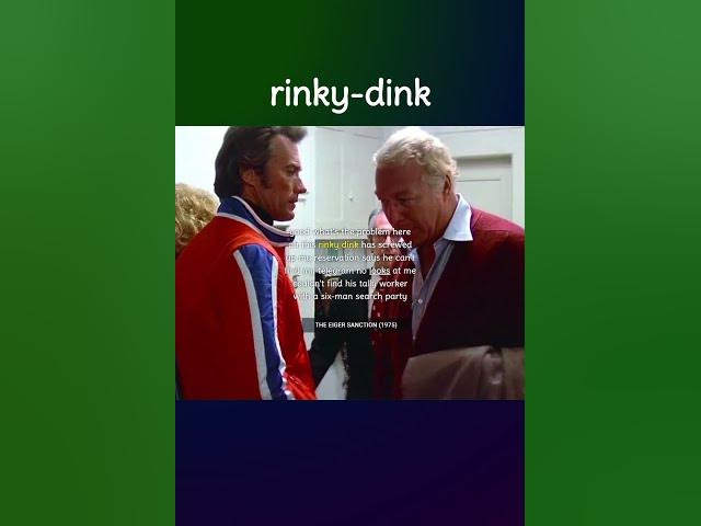 Video thumbnail for Rinky Dink #Meaning #Idiom #Definition #Pronunciation #Idioms #EnglishLanguage #Viral #Shorts