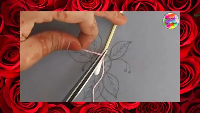 Video thumbnail for  New Idea Of Rose Flower Embroidery
