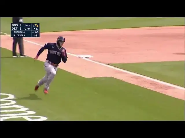 'Video thumbnail for Rafael Devers CRANKS a RBI Double, Scoring Alex Verdugo! | Boston Red Sox | 4/6/2023'