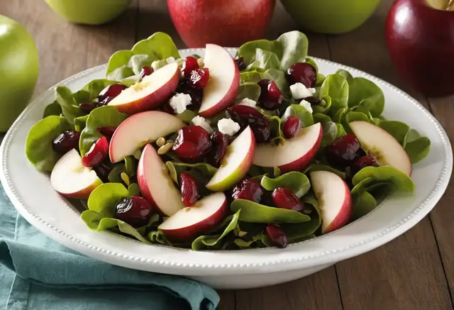 Video thumbnail for Apple Cranberry Salad Recipe