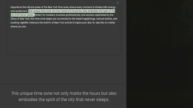 Video thumbnail for Experience the vibrant pulse of the New York time zone, where every moment is infused with energy and excitement. This unique time zone not only marks the hours but also embodies the spirit of the city that never sleeps. Perfect for trave