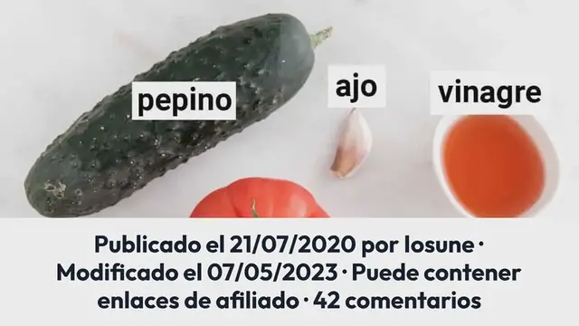 Video thumbnail for Gazpacho Andaluz Casero en 10 Minutos