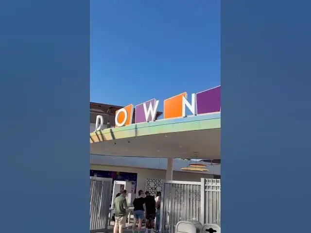 Video thumbnail for Downtown Disney District has a new Halloween Time-themed sign at the entrance from its parking lot.