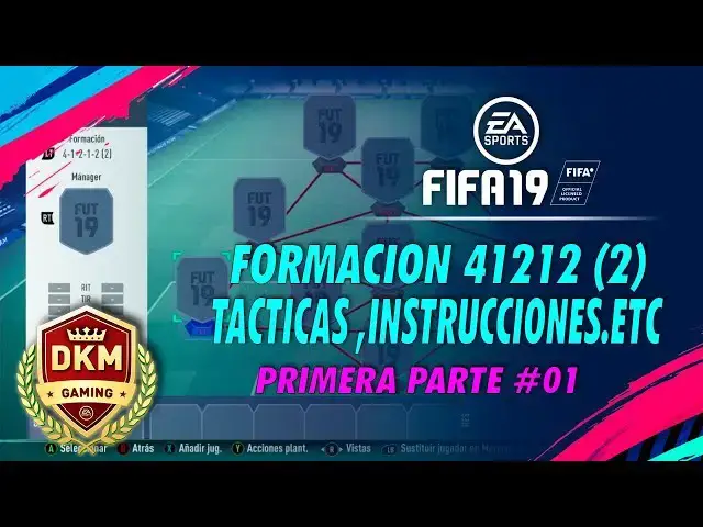 Video thumbnail for FIFA 19 ULTIMATE TEAM:FORMACION 41212 TACTICAS INSTRUCCIONES#01⚽