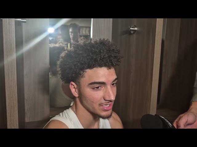 Video thumbnail for #UNC players Jarin Stevenson, Luka Bogavac, Seth Trimble, Derek Dixon and Henri Veesaar