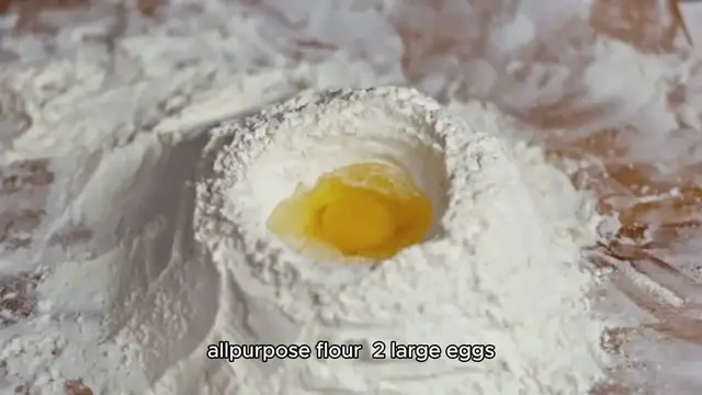 Video thumbnail for egg noodles recipe