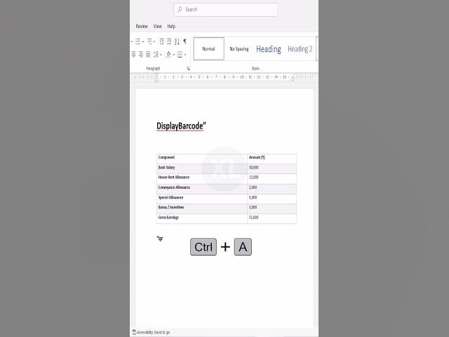 Video thumbnail for Turn Table into QR Code #msoffice #msofficetips