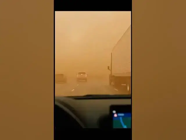 Video thumbnail for Massive Dust Storm Blinds Drivers on Interstate, Triggering Multi-Car Pileup