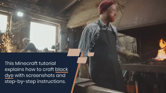 Video thumbnail for How to make Black Dye in Minecraft