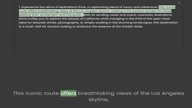 Video thumbnail for route offers breathtaking views of the Los Angeles skyline, making it the perfect escape for those seeking both excitement and tranquility. With its winding roads and scenic overlooks, Mulholland Drive invites you to explore the beauty of