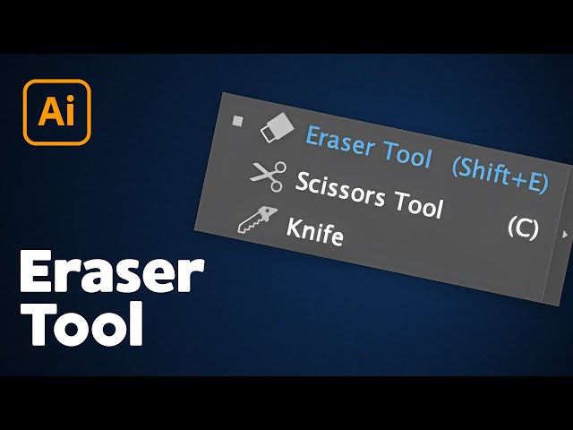 Video thumbnail for How to Erase in Illustrator (Eraser Tools)