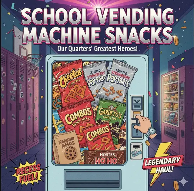 Video thumbnail for The BEST School Vending Machine Snacks of All Time