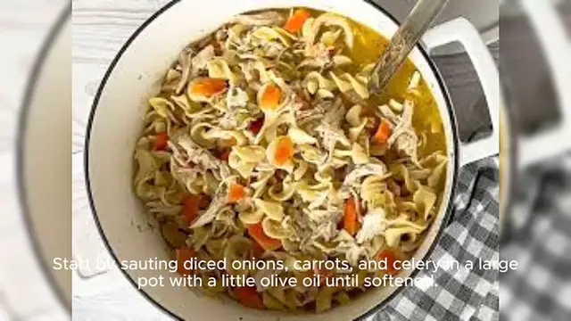 Video thumbnail for Chicken Noodle Recipe