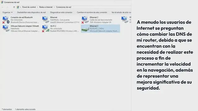 Video thumbnail for Cómo cambiar las DNS de mi router