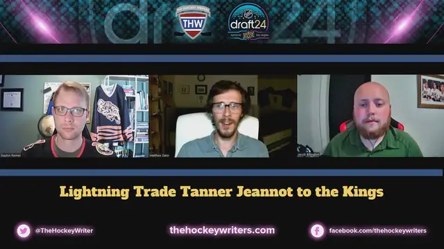 Video thumbnail for NHL Trade Reaction - Lightning Move Tanner Jeannot to the Kings